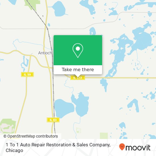 1 To 1 Auto Repair Restoration & Sales Company map