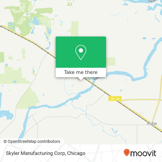 Skyler Manufacturing Corp map