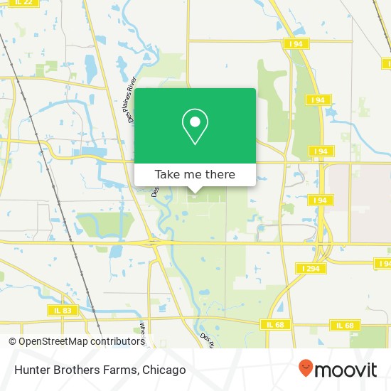 Hunter Brothers Farms map