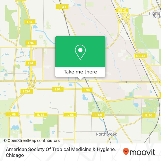 American Society Of Tropical Medicine & Hygiene map