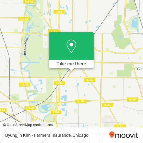 Byungjin Kim - Farmers Insurance map