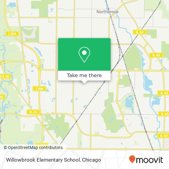 Mapa de Willowbrook Elementary School
