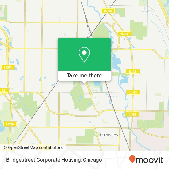 Mapa de Bridgestreet Corporate Housing