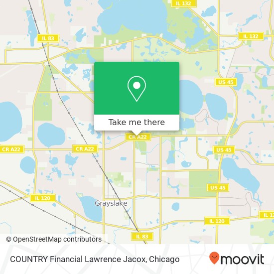 COUNTRY Financial Lawrence Jacox map