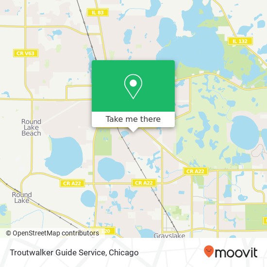 Mapa de Troutwalker Guide Service