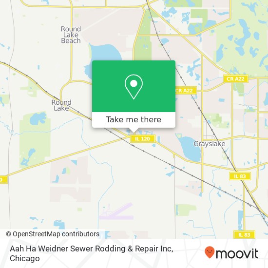 Aah Ha Weidner Sewer Rodding & Repair Inc map