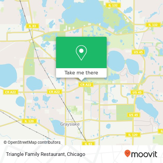 Triangle Family Restaurant map