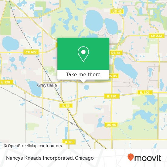 Mapa de Nancys Kneads Incorporated