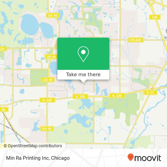 Min Ra Printing Inc map