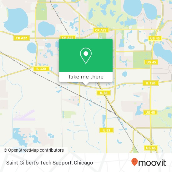 Mapa de Saint Gilbert's Tech Support