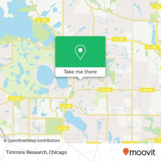 Mapa de Timmins Research