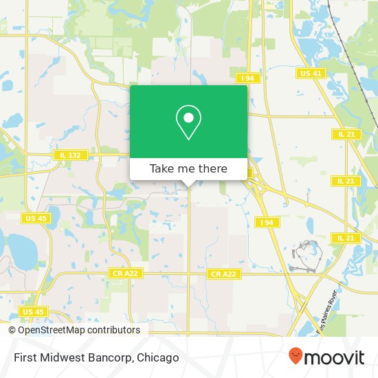 Mapa de First Midwest Bancorp