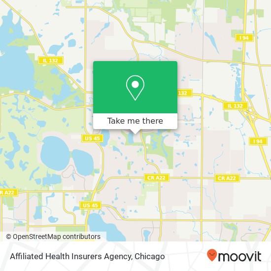 Affiliated Health Insurers Agency map