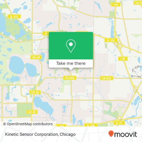 Kinetic Sensor Corporation map