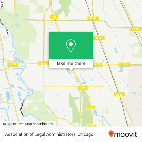 Association of Legal Administrators map