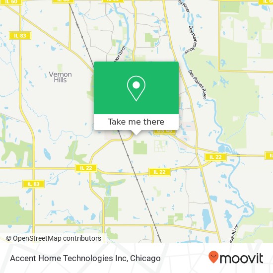 Mapa de Accent Home Technologies Inc