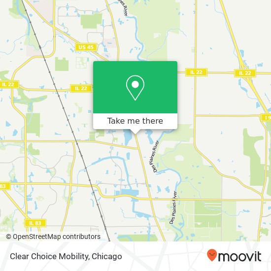 Clear Choice Mobility map