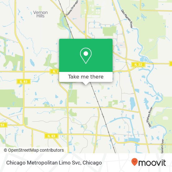 Chicago Metropolitan Limo Svc map