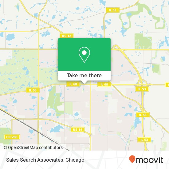 Sales Search Associates map