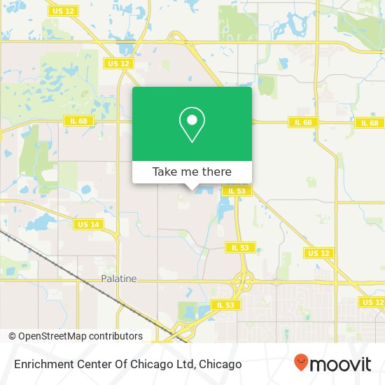 Mapa de Enrichment Center Of Chicago Ltd