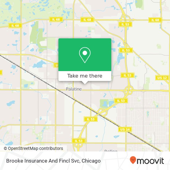 Brooke Insurance And Fincl Svc map