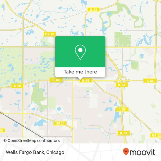 Wells Fargo Bank map