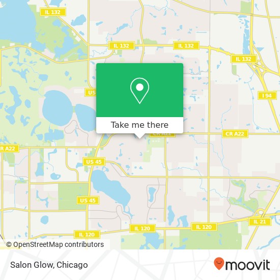 Salon Glow map