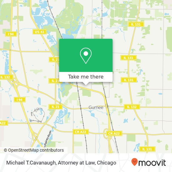 Mapa de Michael T.Cavanaugh, Attorney at Law
