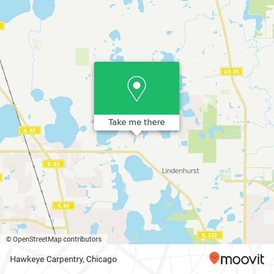 Hawkeye Carpentry map