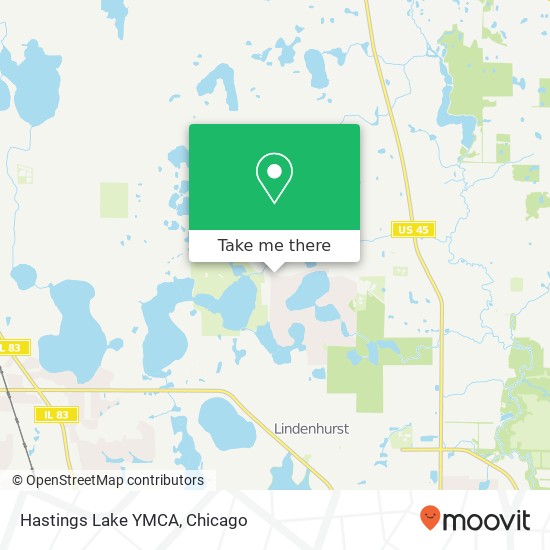 Hastings Lake YMCA map