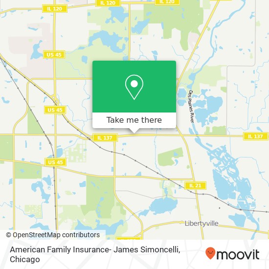 Mapa de American Family Insurance- James Simoncelli