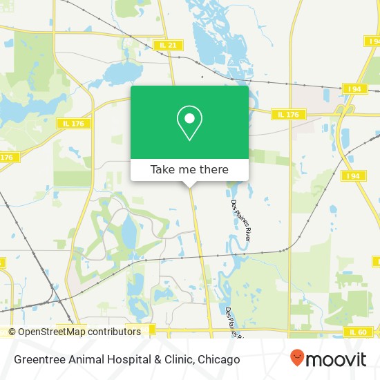 Mapa de Greentree Animal Hospital & Clinic
