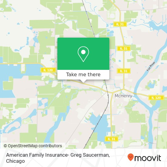 American Family Insurance- Greg Saucerman map