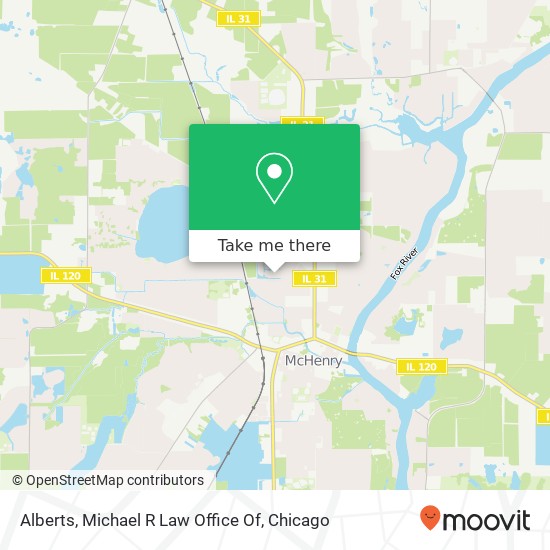 Mapa de Alberts, Michael R Law Office Of