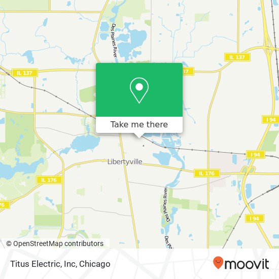 Titus Electric, Inc map