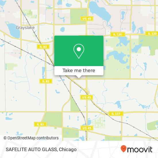 SAFELITE AUTO GLASS map