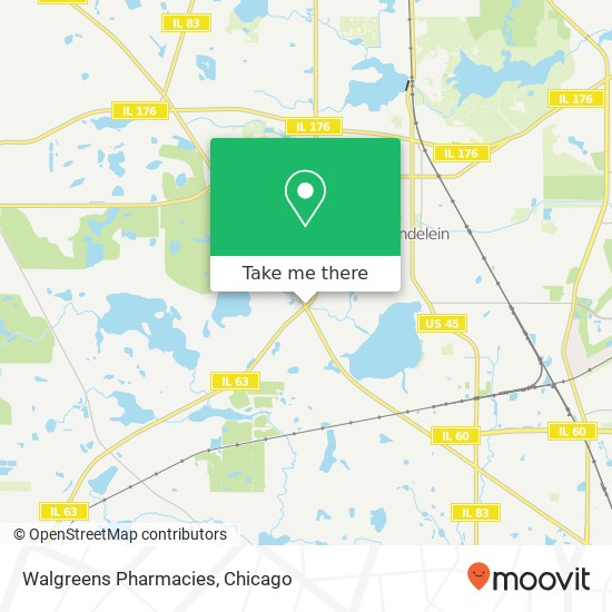 Walgreens Pharmacies map