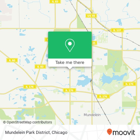 Mapa de Mundelein Park District