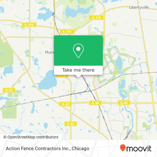 Action Fence Contractors Inc. map