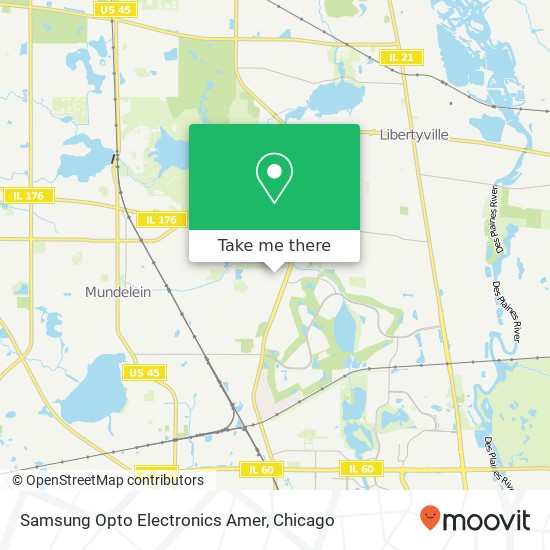 Samsung Opto Electronics Amer map