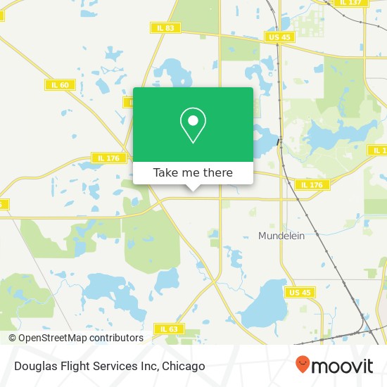 Douglas Flight Services Inc map