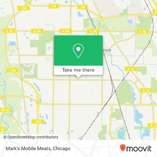 Mark's Mobile Meats map