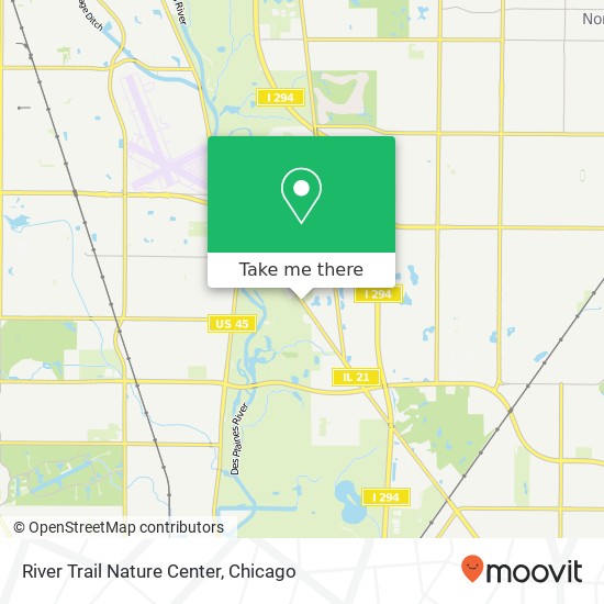 River Trail Nature Center map