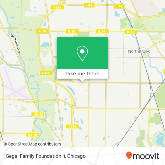 Segal Family Foundation Ii map