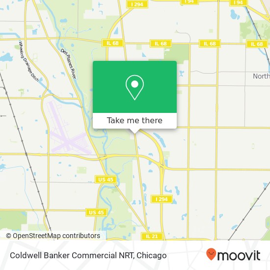 Mapa de Coldwell Banker Commercial NRT