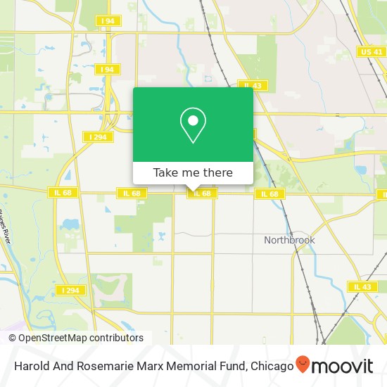 Mapa de Harold And Rosemarie Marx Memorial Fund