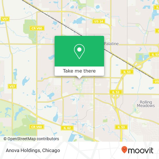 Anova Holdings map
