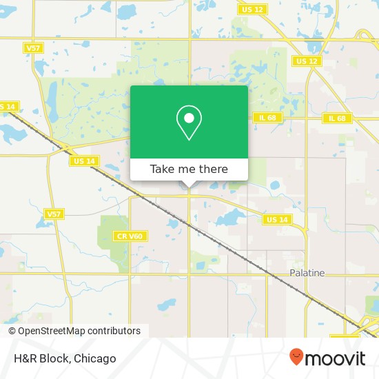 H&R Block map