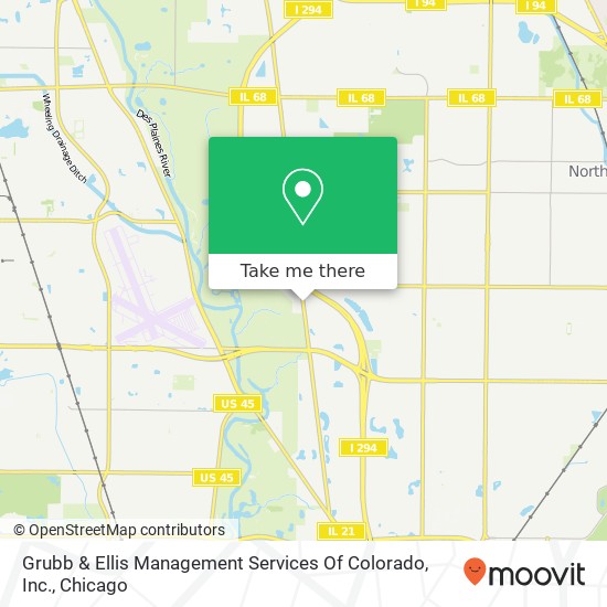 Mapa de Grubb & Ellis Management Services Of Colorado, Inc.