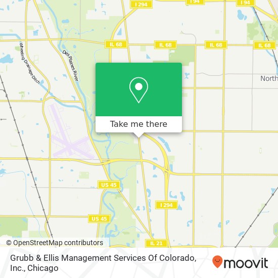 Grubb & Ellis Management Services Of Colorado, Inc. map